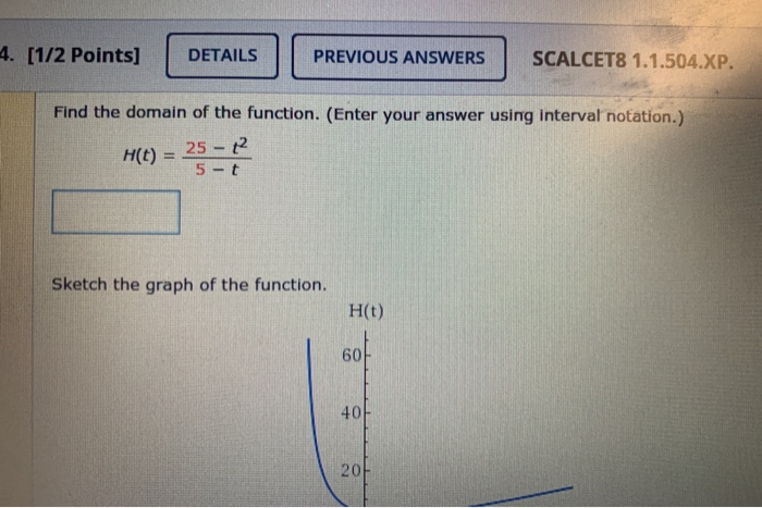 Solved Points Details Previous Answers Scalcet Chegg