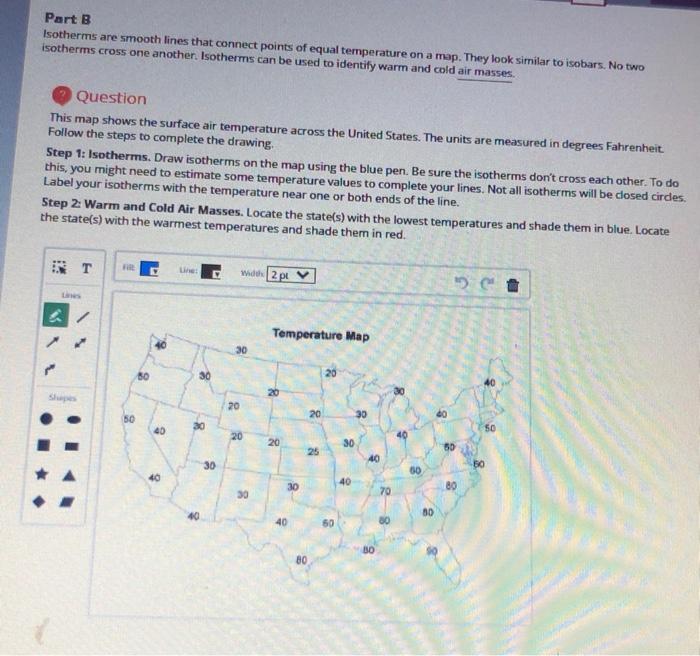 Solved Question This Map Shows The Surface Air Pressure Chegg