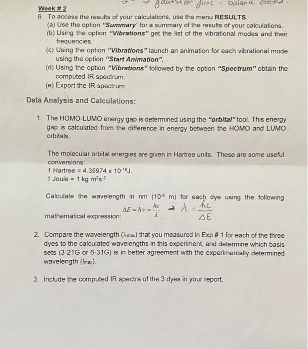 Solved Physical Chemistry Il Lab Chem Geometry Chegg