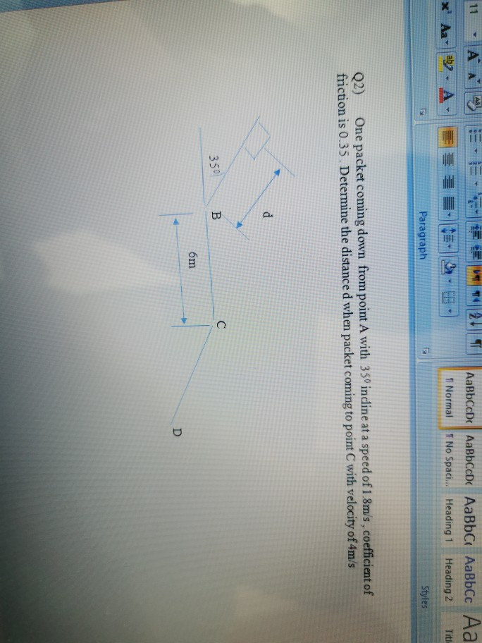 Solved 11 A A432 AaBbCcDc AaBbCcDc AaBb C AaBbCc TT Normal 1 Chegg