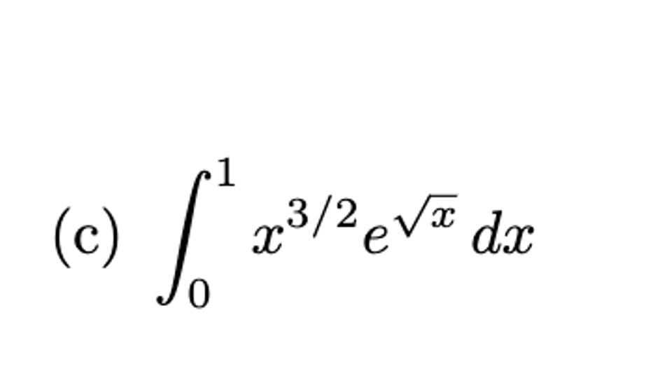 Solved Find The Specified Antiderivatives Or Integrals Chegg