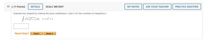 Solved Points Details Scalc Mr Edit My Notes Ask Chegg