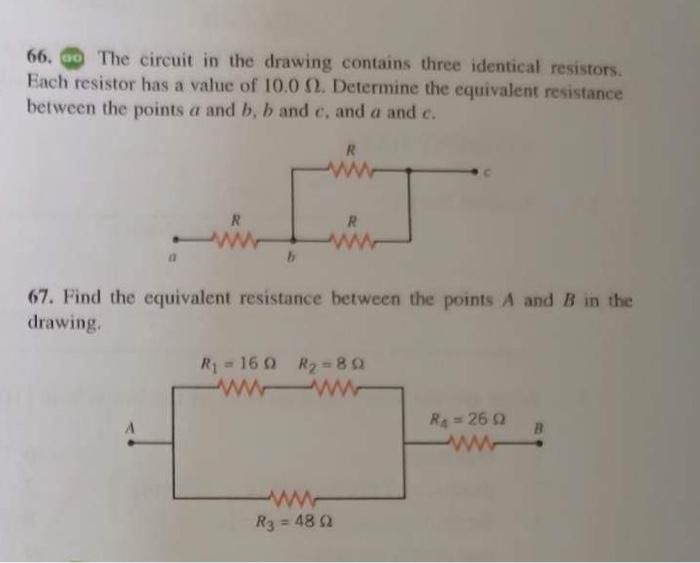 Solved O The Circuit In The Drawing Contains Three Chegg