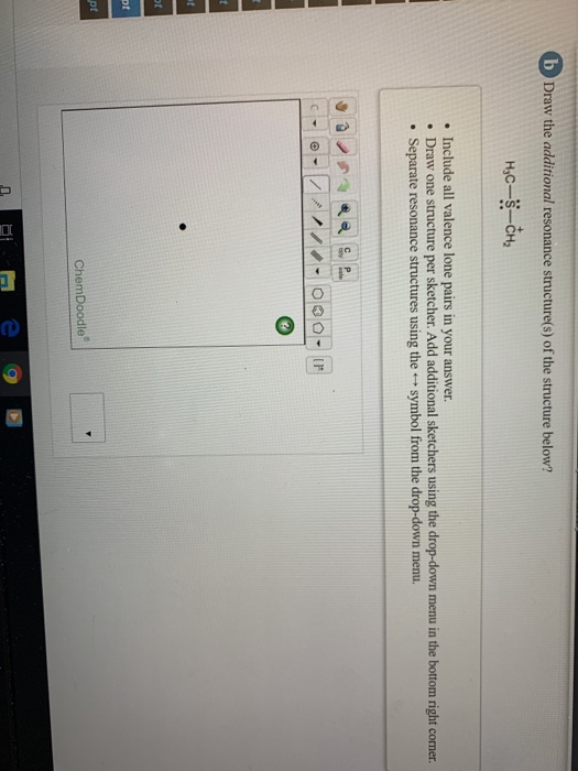 Solved B Draw The Additional Resonance Structure S Of The Chegg