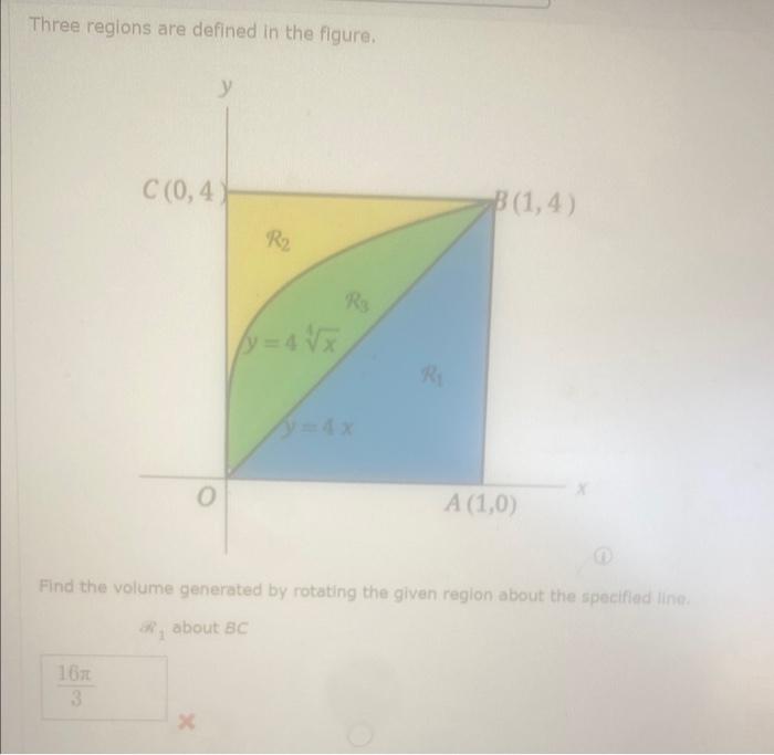 Solved Three Regions Are Defined In The Figure Find The Chegg