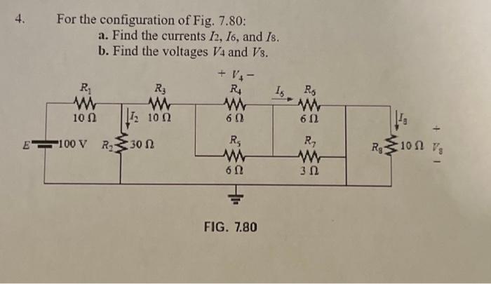 Solved For The Configuration Of Fig A Find The Chegg