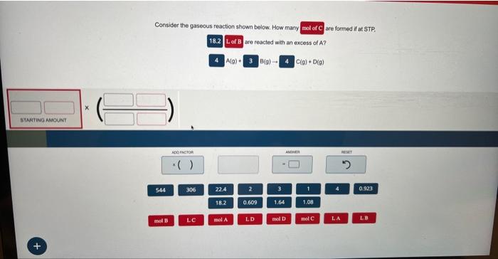 Solved Consider The Gaseous Reaction Shown Below How Many Chegg