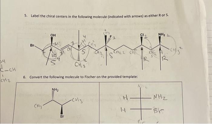 Solved Label The Chiral Centers In The Following Molecule Chegg