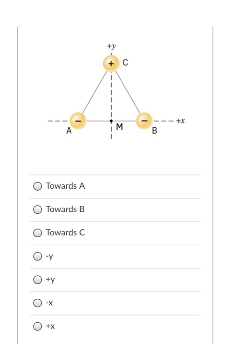 Solved Three Identical Small Spheres Are Fixed On The Chegg