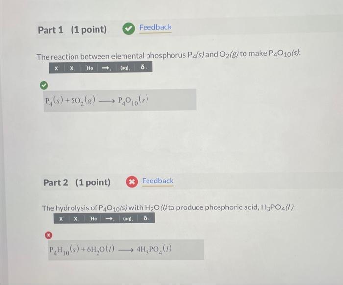 Solved The Reaction Between Elemental Phosphorus P S And Chegg