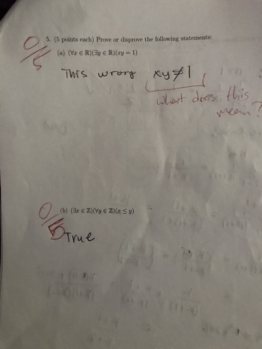 Solved Points Each Prove Or Disprove The Following Chegg