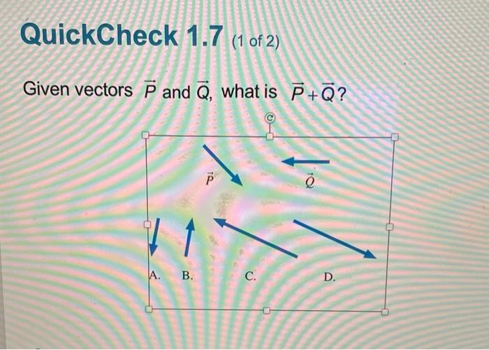 Solved Given Vectors P And Q What Is P Q Chegg