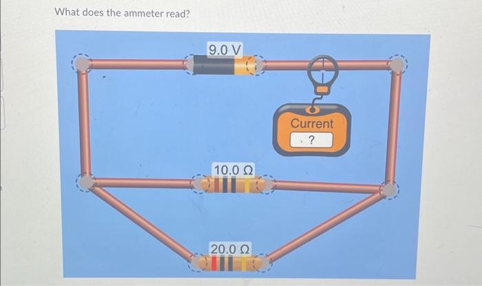 Solved What Does The Ammeter Read V Q Chegg