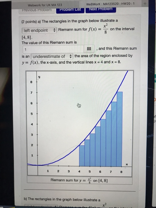 Solved Webwork For UK MA 123 Previous Problem Problem List Chegg