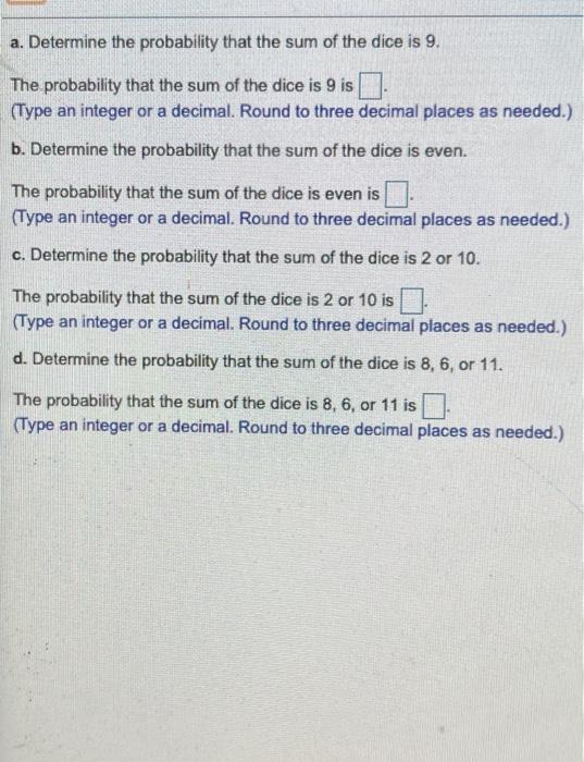 Solved The Accompanying Figure Shows The Equally Likely Chegg