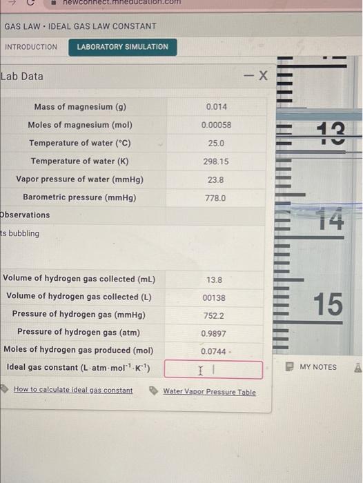 Solved Newconnect Mine Ucation Om GAS LAW IDEAL GAS LAW Chegg