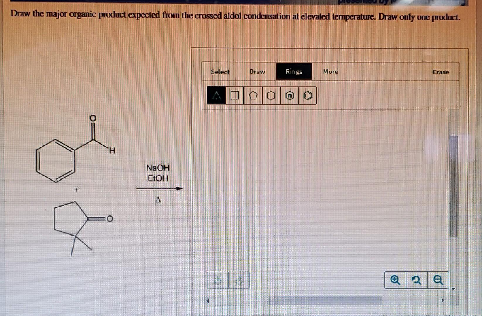 Solved Draw The Major Organic Product Expected From The Chegg