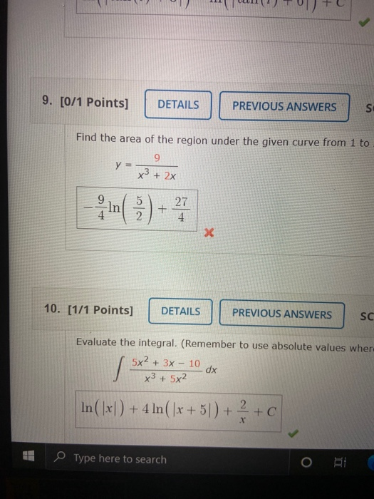 Solved 9 0 1 Points DETAILS PREVIOUS ANSWERS S Find The Chegg