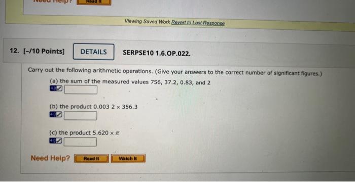 Solved Carry Out The Following Arithmetic Operations Give Chegg