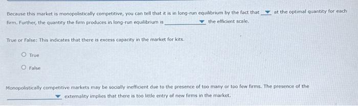 Solved Is Monopolistic Competition Efficient Suppose Chegg