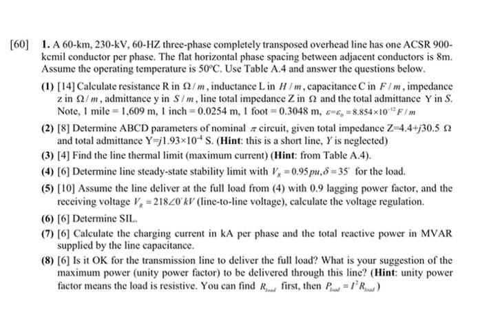 Solved A Km Kv Hz Three Phase Completely Chegg