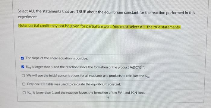 Select ALL The Statements That Are TRUE About The Chegg