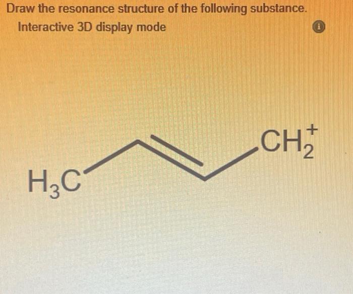 Draw The Resonance Structure Of The Following Chegg