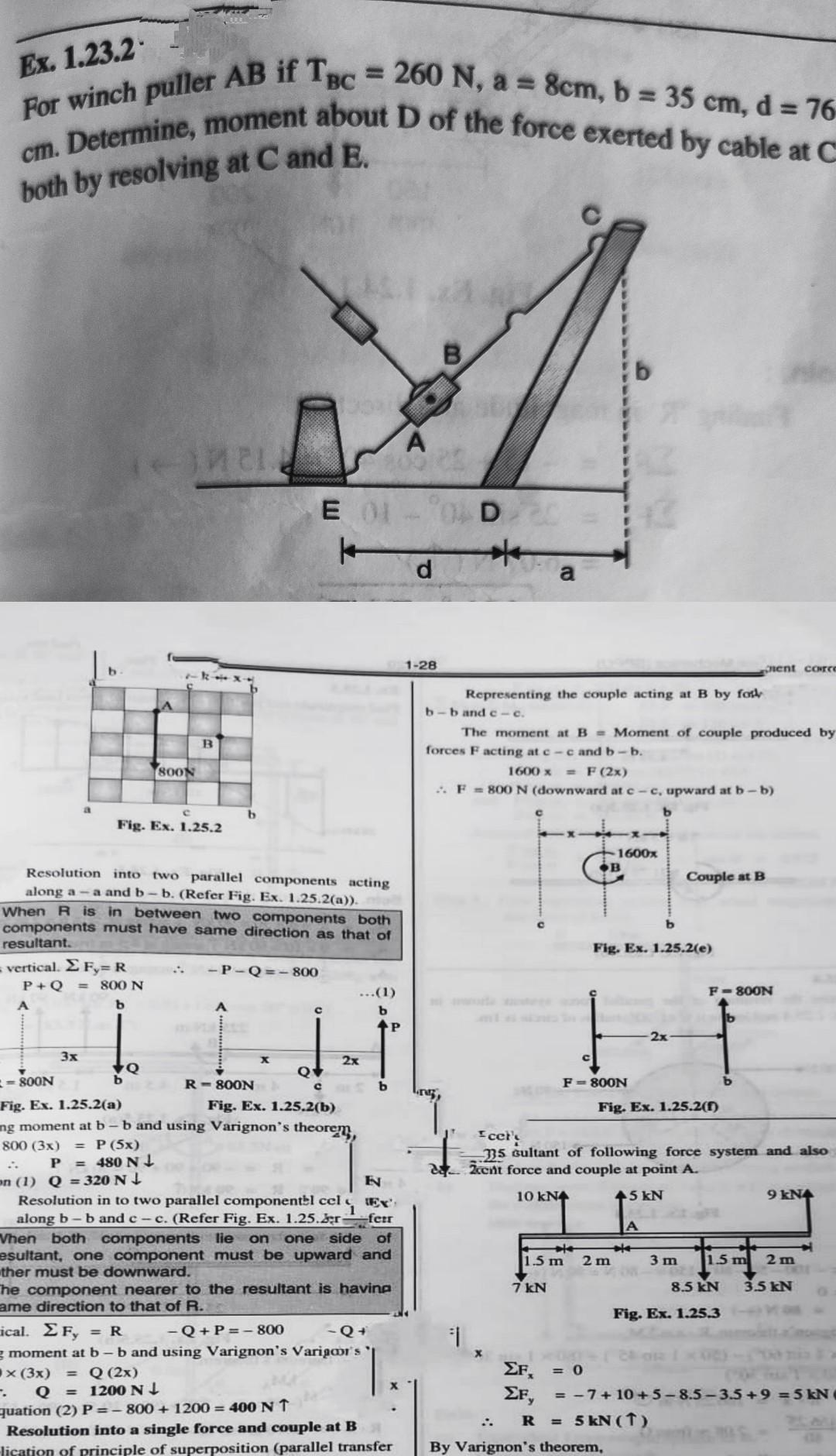 Solved Ex For Winch Puller Ab If Tec N A Chegg