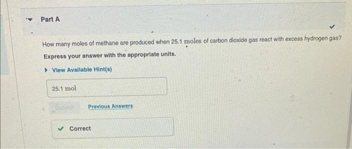 Solved How Many Moles Of Hydrogen Gas Would Be Needed To Chegg