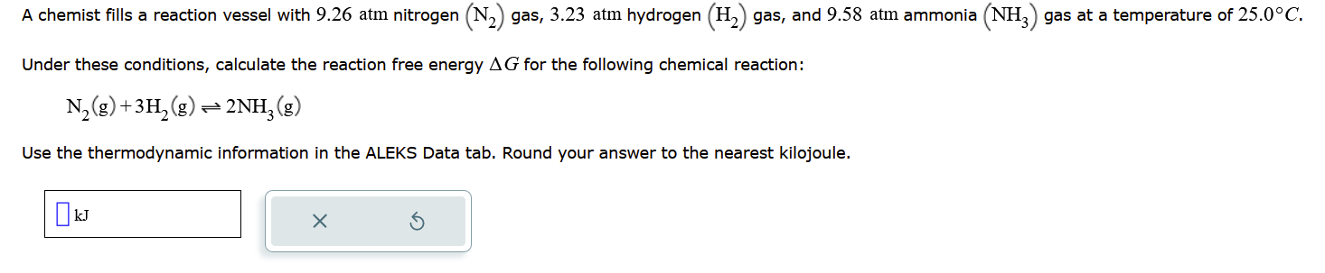 Solved A Chemist Fills A Reaction Vessel With 9 26atm Nit