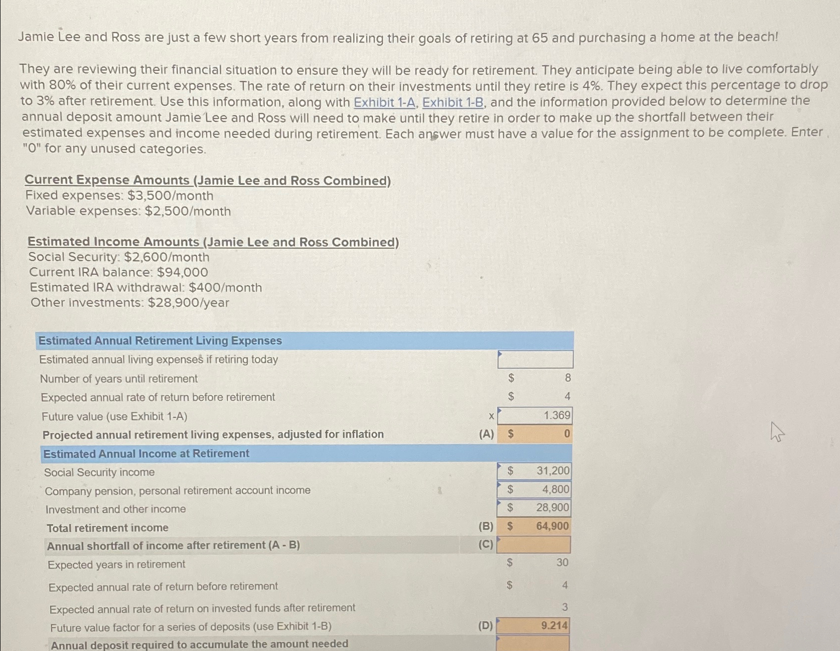 Solved Jamie Lee And Ross Are Just A Few Short Years From Chegg