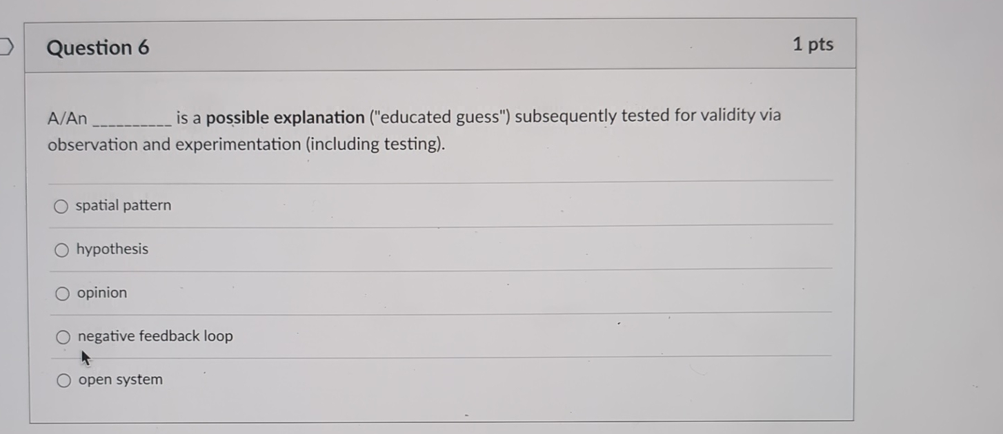 Solved Question 61 PtsA An Is A Possible Explanation Chegg