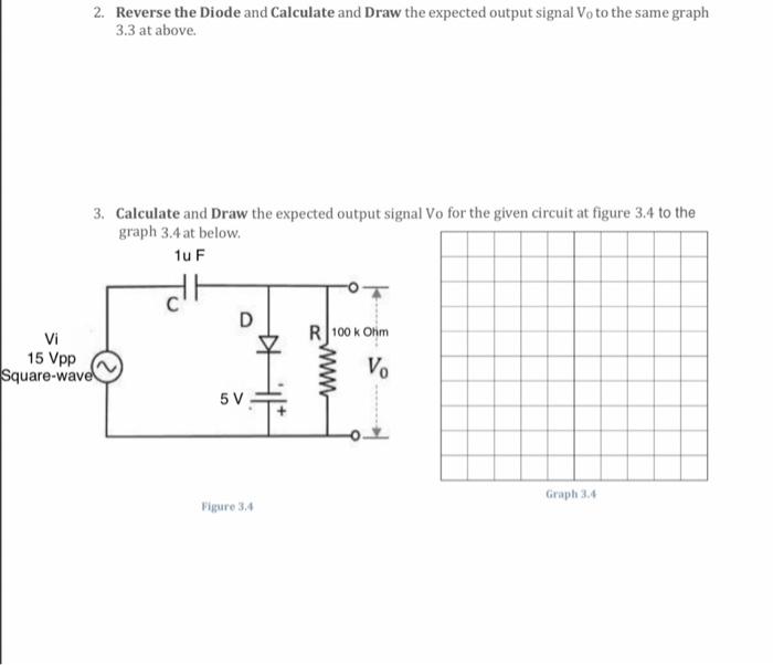 Solved Part Clamper Circuits Calculate And Draw The Chegg