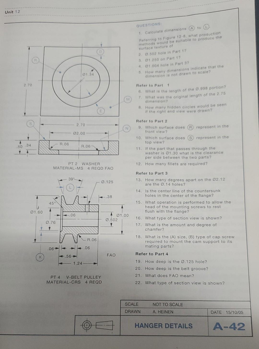 Solved Interpreting Engineering Drawings 8th Edition Pgs Chegg