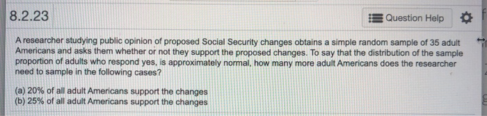 Solved 8 2 23 Question Help A Researcher Studying Public Chegg