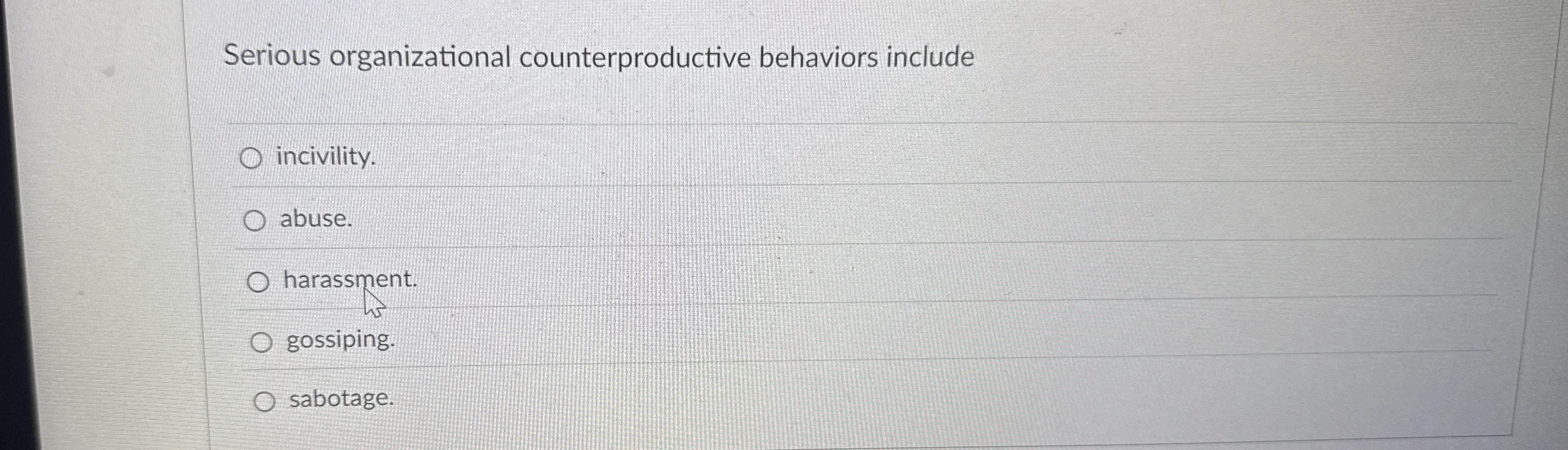 Solved Historically Research On Organizational Behavior Has Chegg