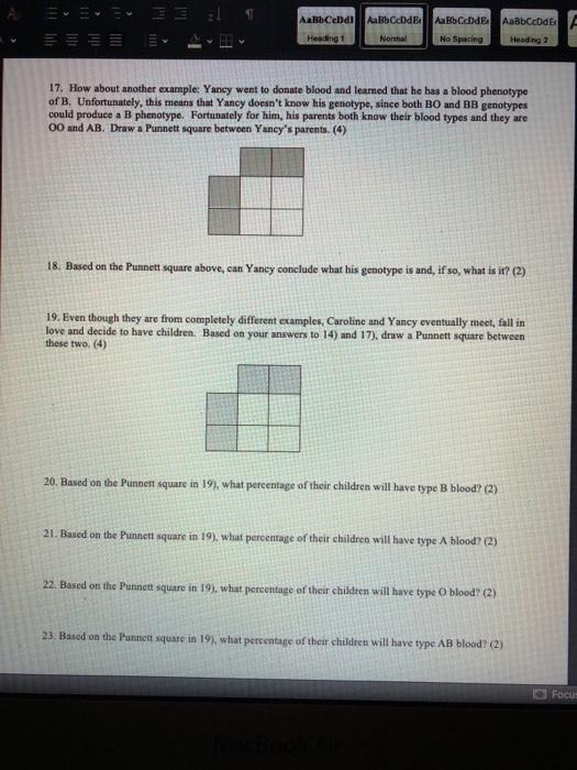 Solved Genetics Erences Mailings Review View Tell Me Abcd Chegg