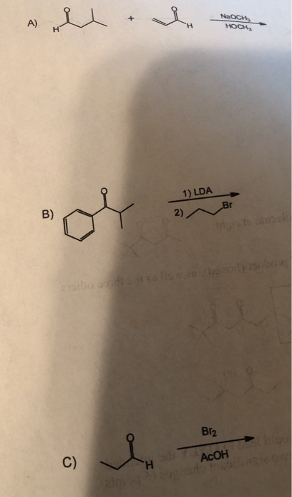 Solved Naoch Hoch Lda A Br Br Ac Chegg