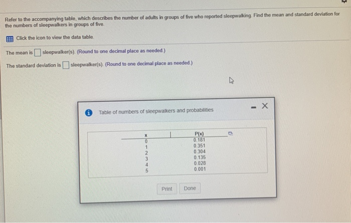 Solved Refer To The Accompanying Table Which Describes The Chegg