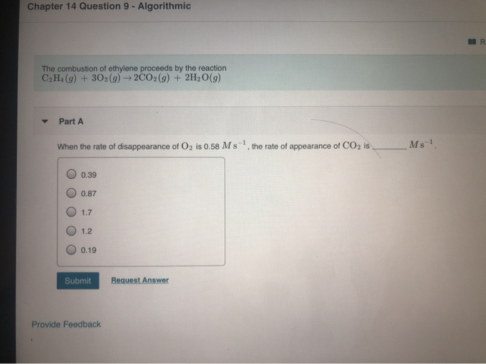 Solved Chapter Question Algorithmic R The Combustion Chegg