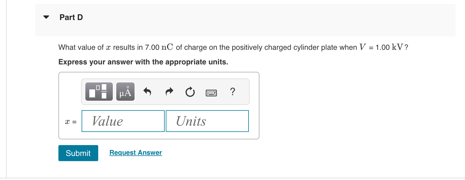 Solved A Thin Walled Hollow Conducting Cylinder With Chegg