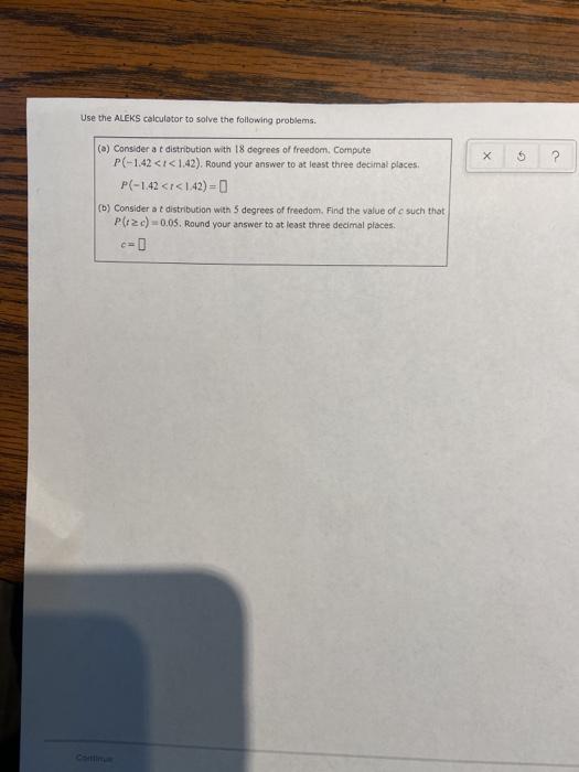 Solved Use The Aleks Calculator To Solve The Following Chegg