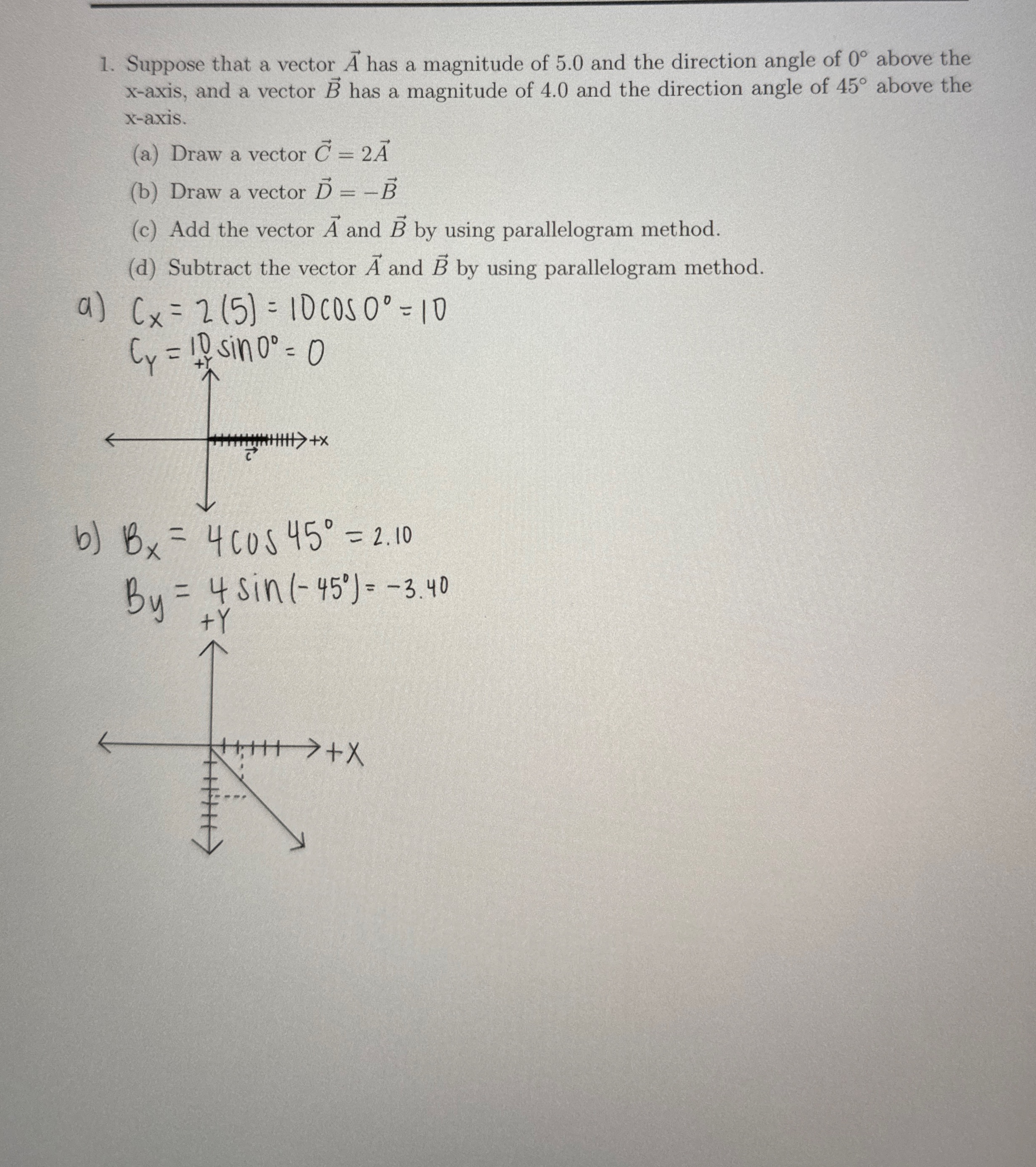 Solved Suppose That A Vector Vec A Has A Magnitude Of