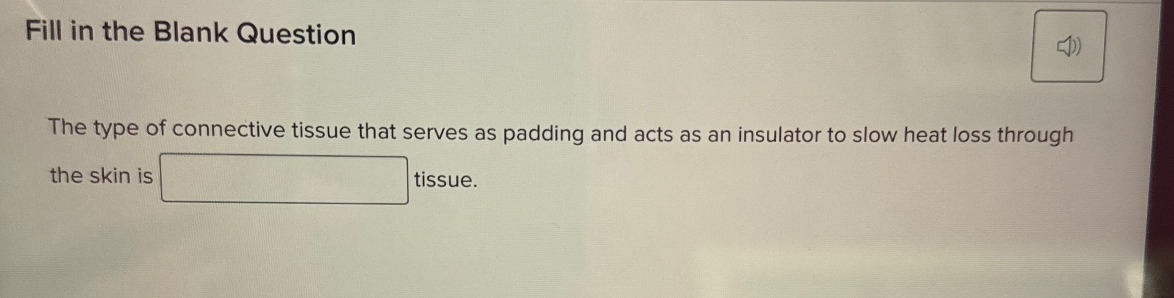 Solved Fill In The Blank Questionthe Type Of Connective Chegg