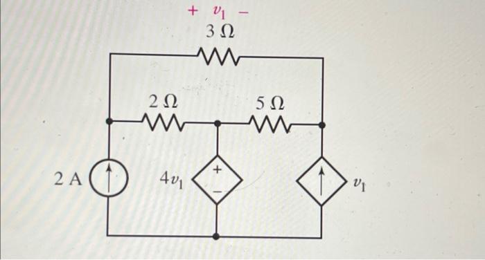 Solved Determine The Voltage Vx In The Circuit Below And Chegg