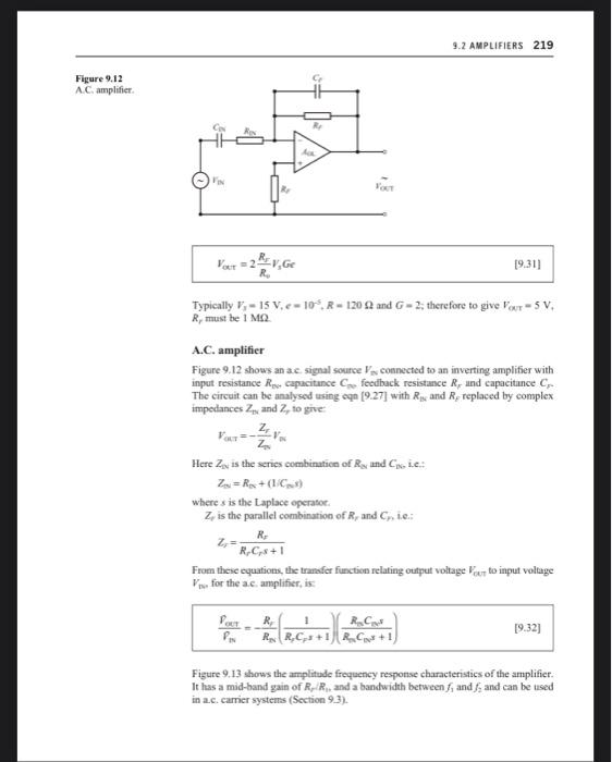 A Design An Active Band Pass Filter With Bandwidth Chegg