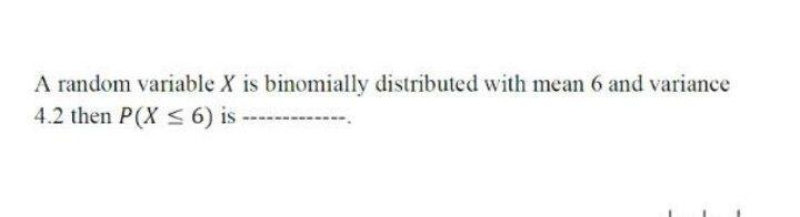 Solved A Random Variable X Is Binomially Distributed With Chegg