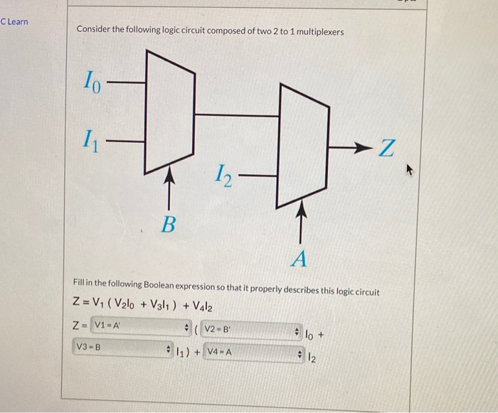 Solved C Learn Consider The Following Logic Circuit Composed Chegg