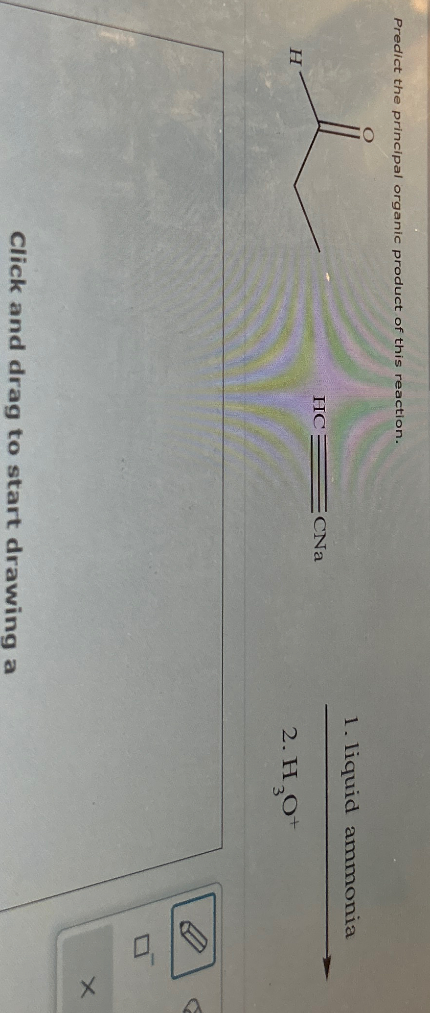 Solved Predict The Principal Organic Product Of This Chegg