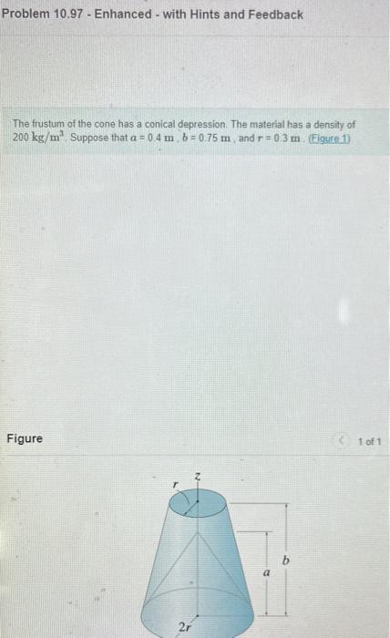 Solved Problem 10 97 Enhanced With Hints And Feedback Chegg